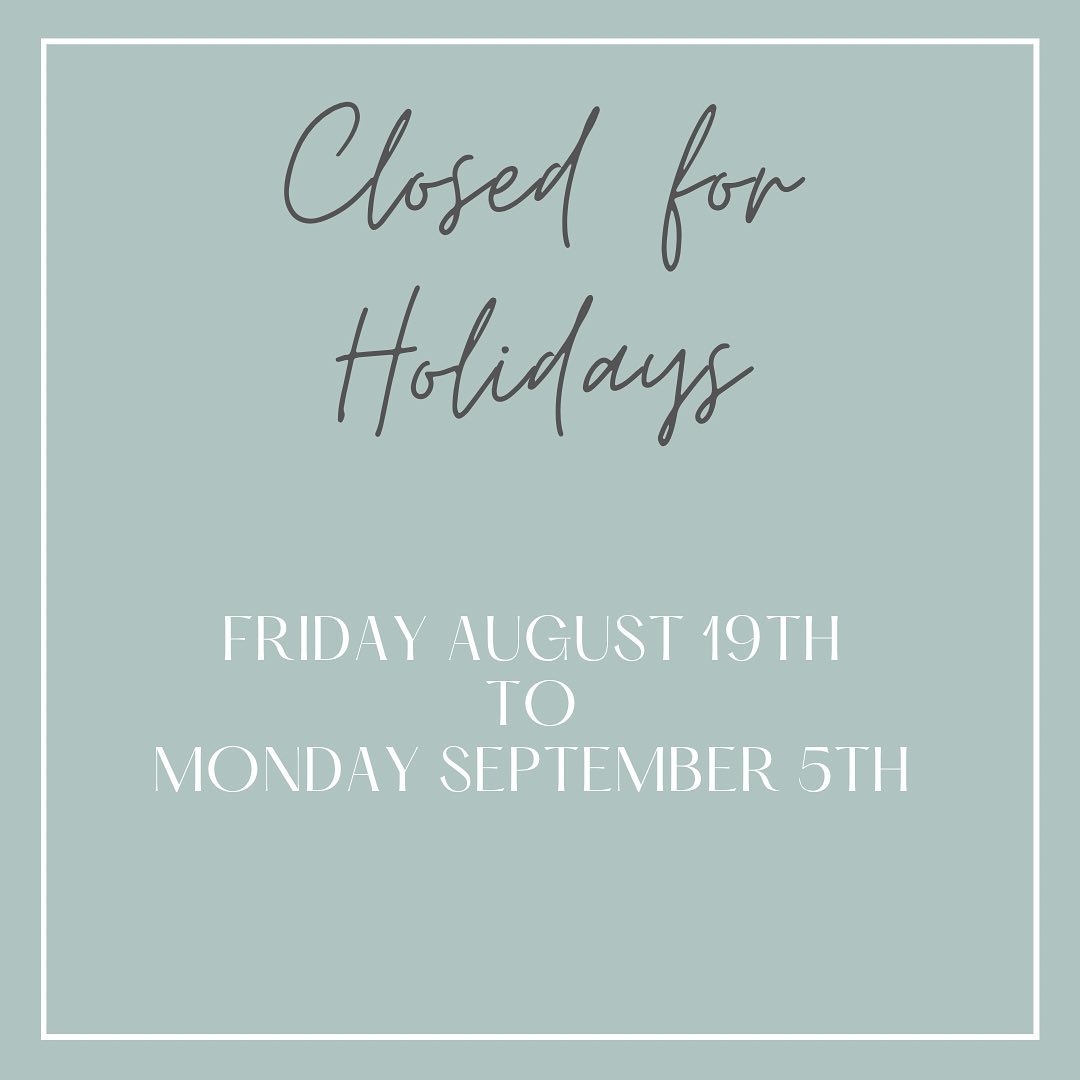 Come and get your Moon’s fix today as we will be closed for just over 2 weeks! Thank you for your continued support and enjoy the last bit of summer ☀️